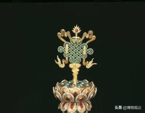 铜质藏传法器五股金刚,藏传佛教法宝图