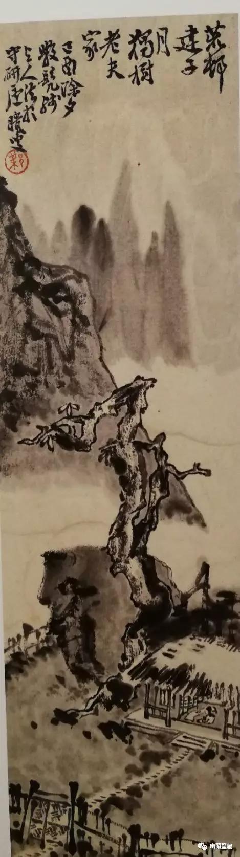 梁崎先生的山水画作品欣赏,当代著名书画大师梁崎作品鉴赏