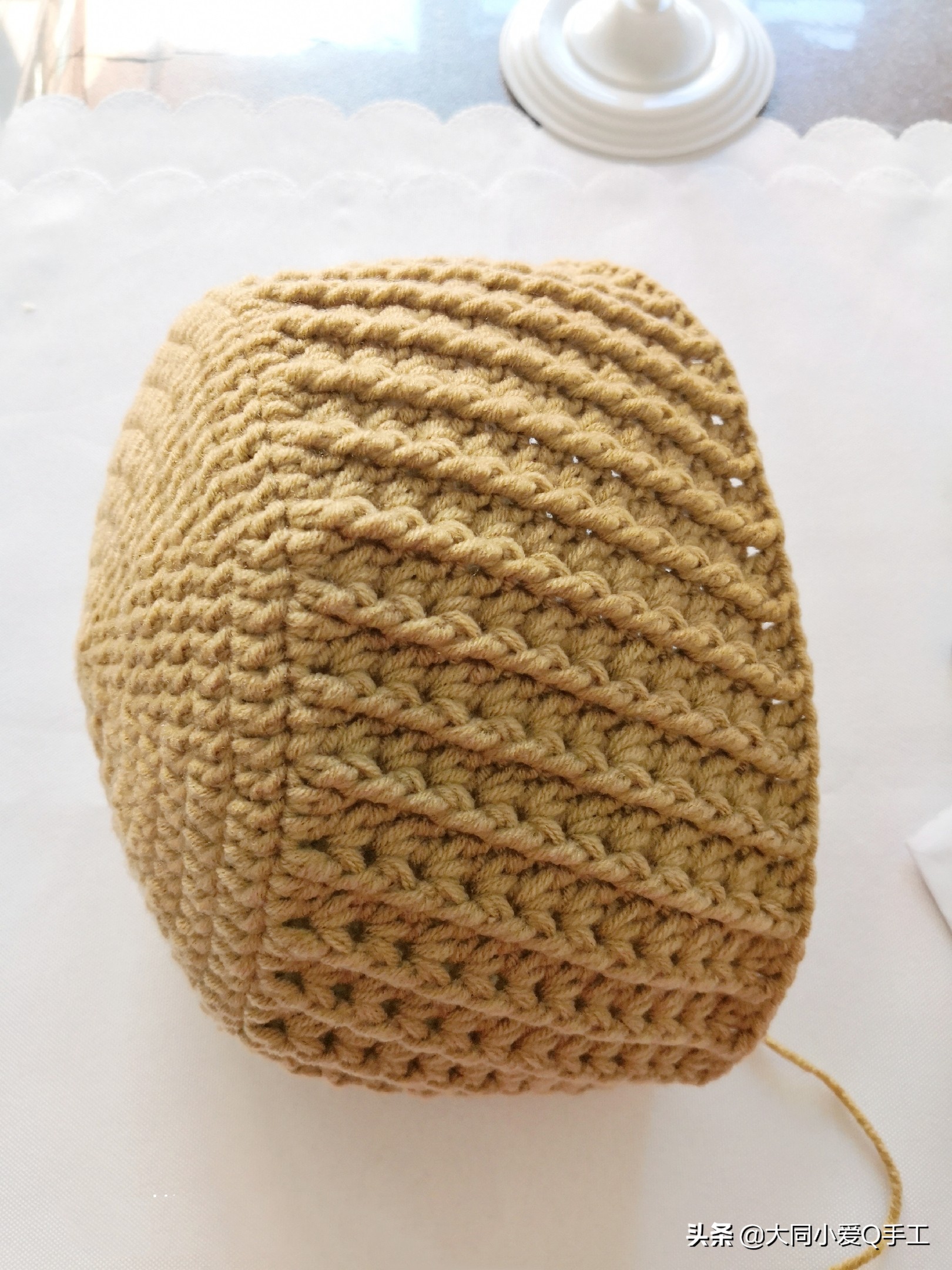 钩针编织冬季中老年帽子教程,钩帽子的视频冬天老太太帽子钩法