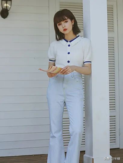 韩剧女主的穿搭连衣裙,韩剧女主穿条纹衬衫