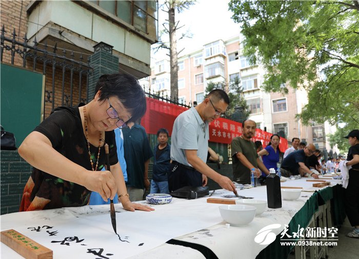 天水市伏羲路逸夫小学春季运动会,天水伏羲路逸夫小学国学进校园