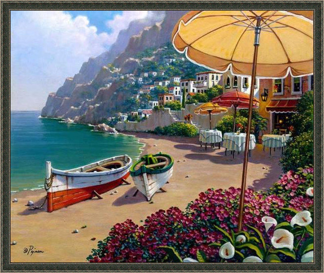 诗情画意风景画,意大利风景油画经典作品欣赏