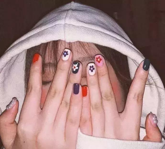 心血来潮做美甲视频,ins风泫雅美甲