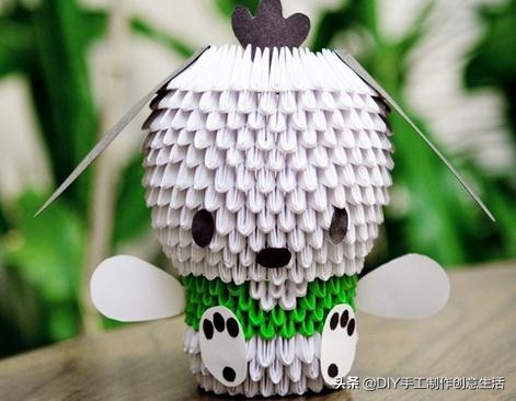 既简单又漂亮的三角插,小时候玩过的三角牌