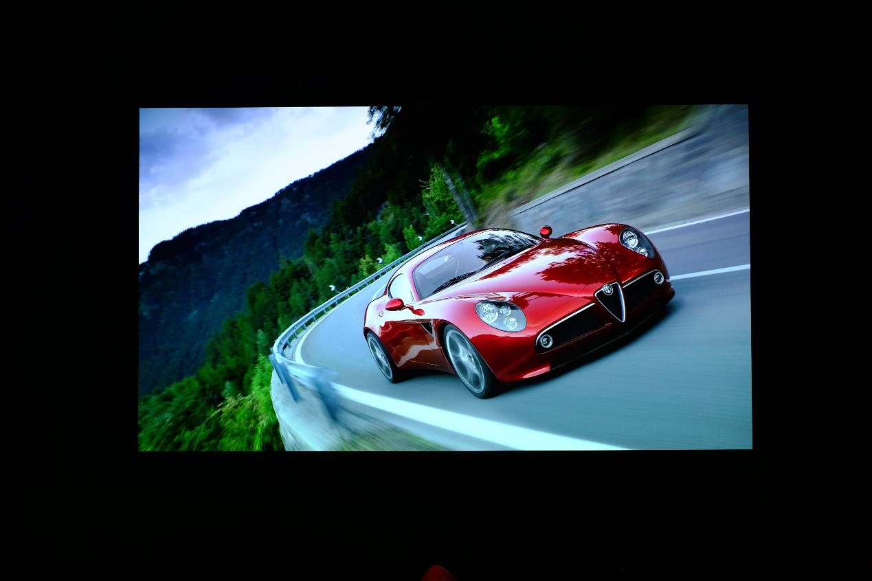 坚果x3投影,坚果4k超高清投影仪效果