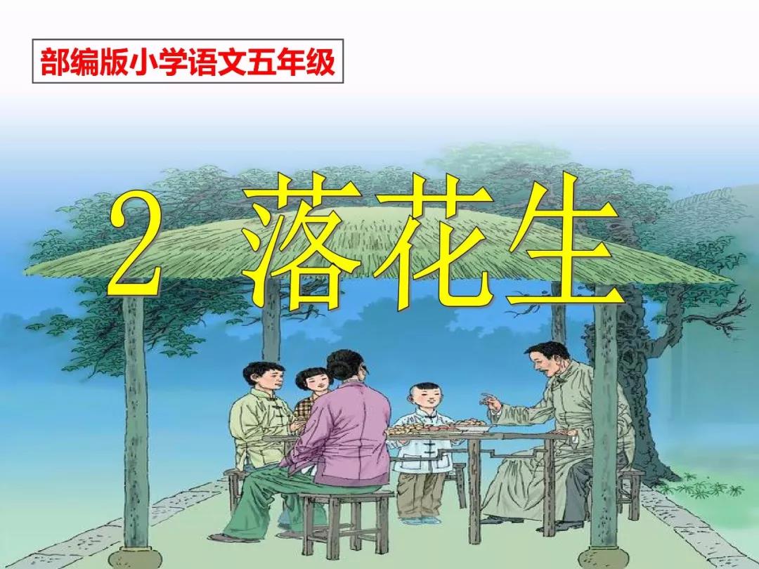 部编五年级上册落花生知识点,五年级上册语文第2课落花生总结