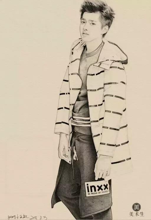 明星素描图片大全大图,画明星素描视频教程