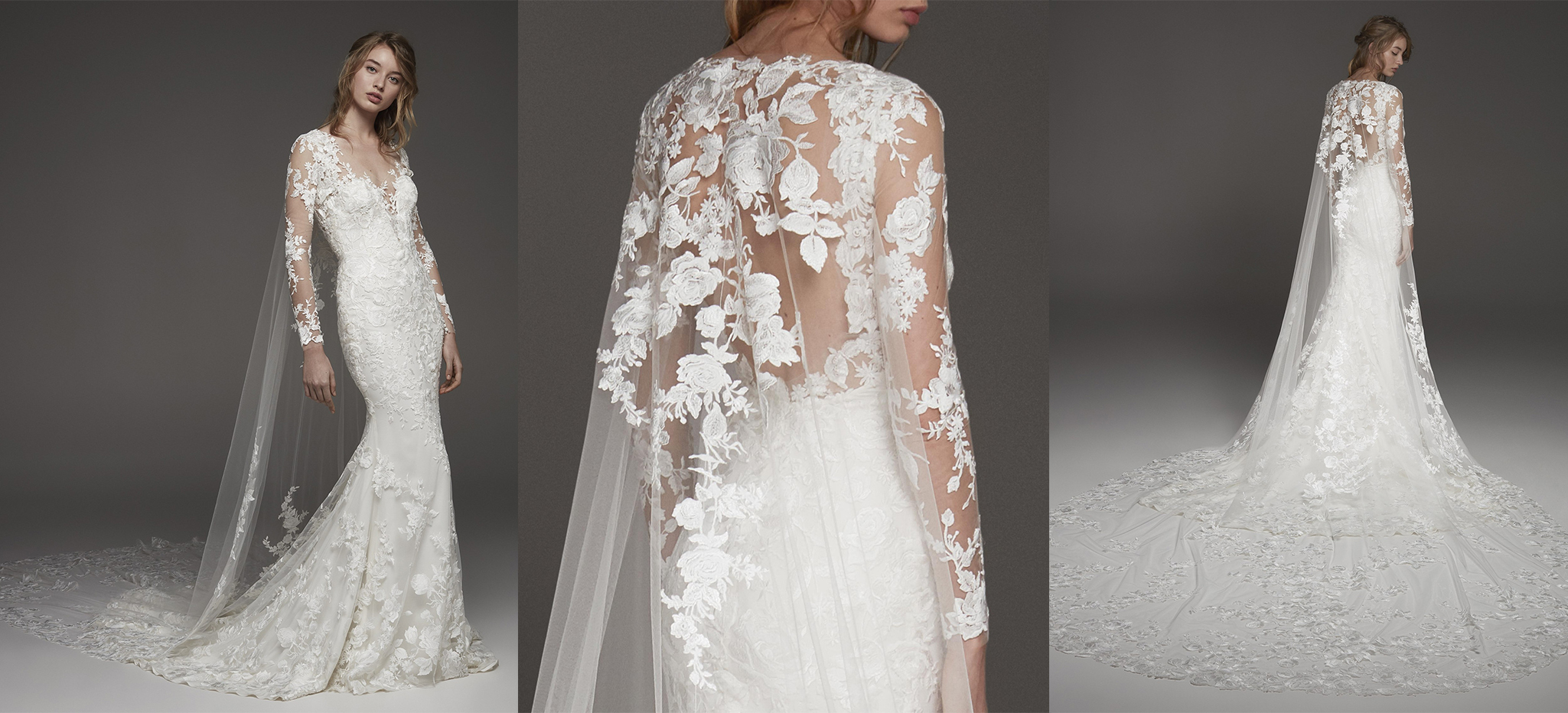 罗马尼亚高定婚纱,法式西班牙风格婚纱