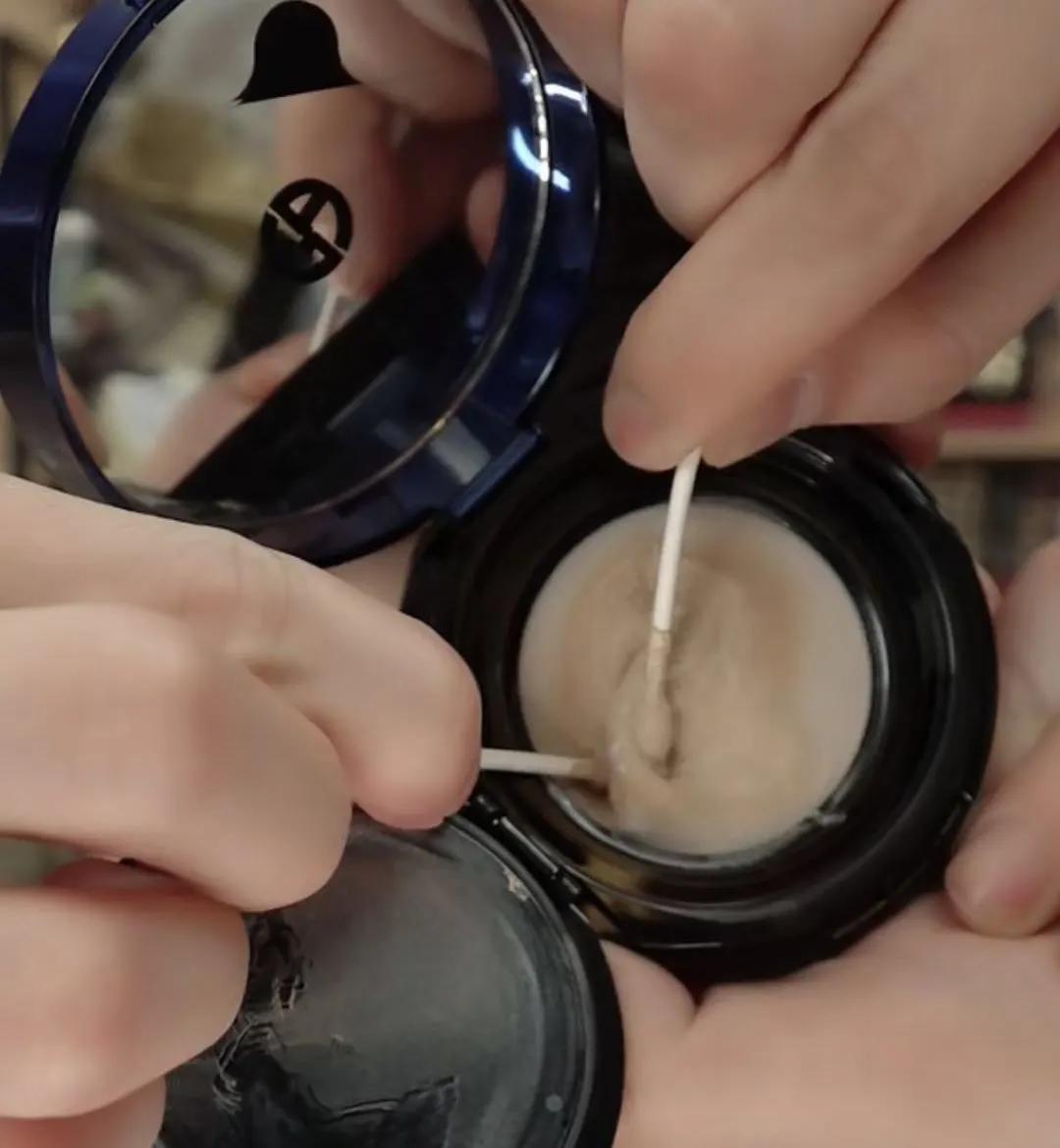 armani气垫干皮测试,armani蓝气垫新品发布会