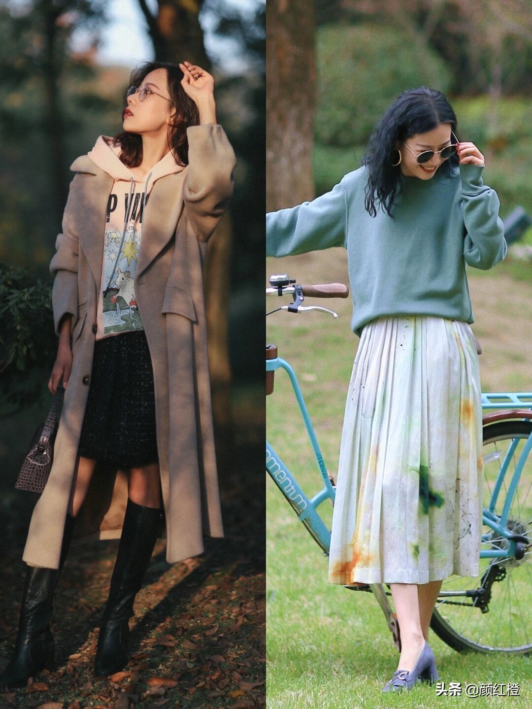 冬天卫衣这样穿既年轻又漂亮,卫衣是秋天里必不可少的穿搭