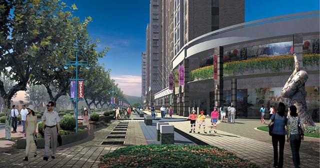 什么是商业空间景观设计,现代商业空间景观设计