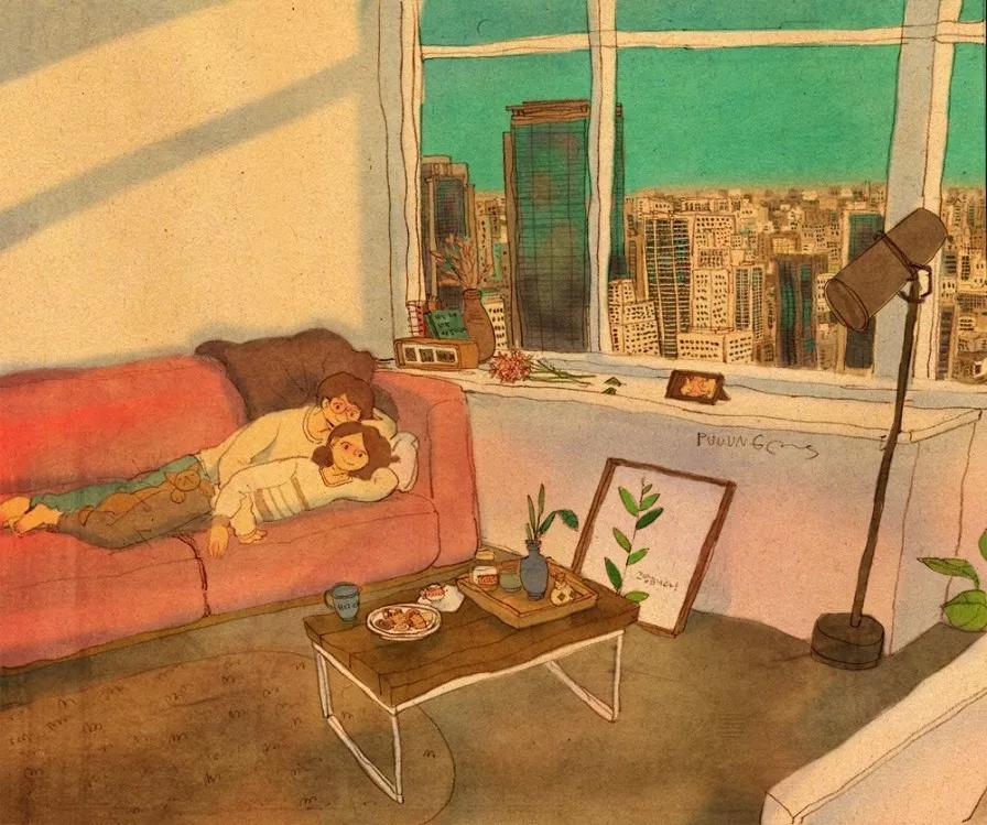 这些画也太甜了吧!!!看完只想谈!恋!爱