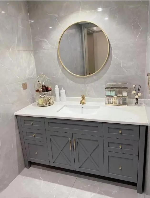 卫生间装修不能错过的浴室柜,小的卫生间如何选浴室柜