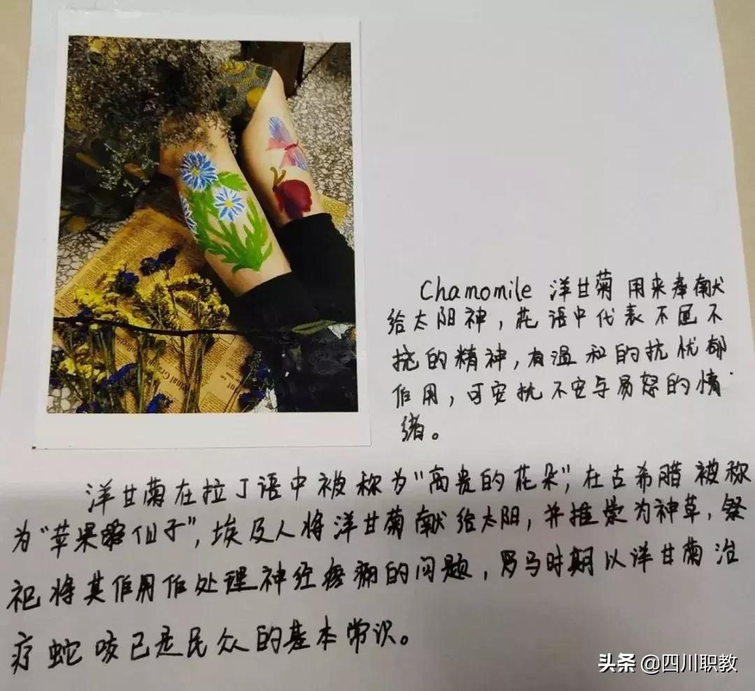 中学生面部彩绘,高校手绘