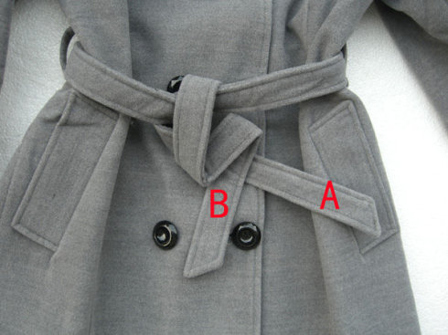 大衣前面蝴蝶结最简单打法慢动作,剪绒大衣腰带怎么系好看