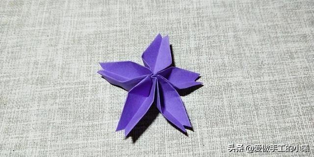 折纸樱花伞步骤图解,樱花绣球折纸方法图解