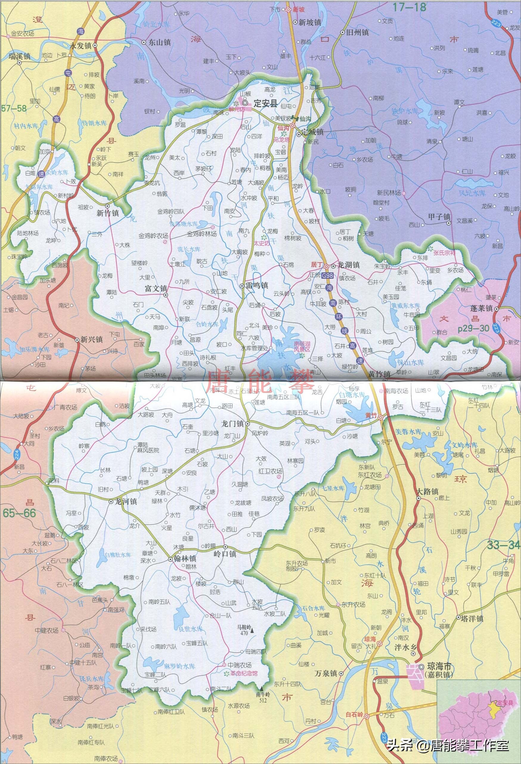 屯昌定安面积人口gdp对比,海南屯昌县现在有多少人口