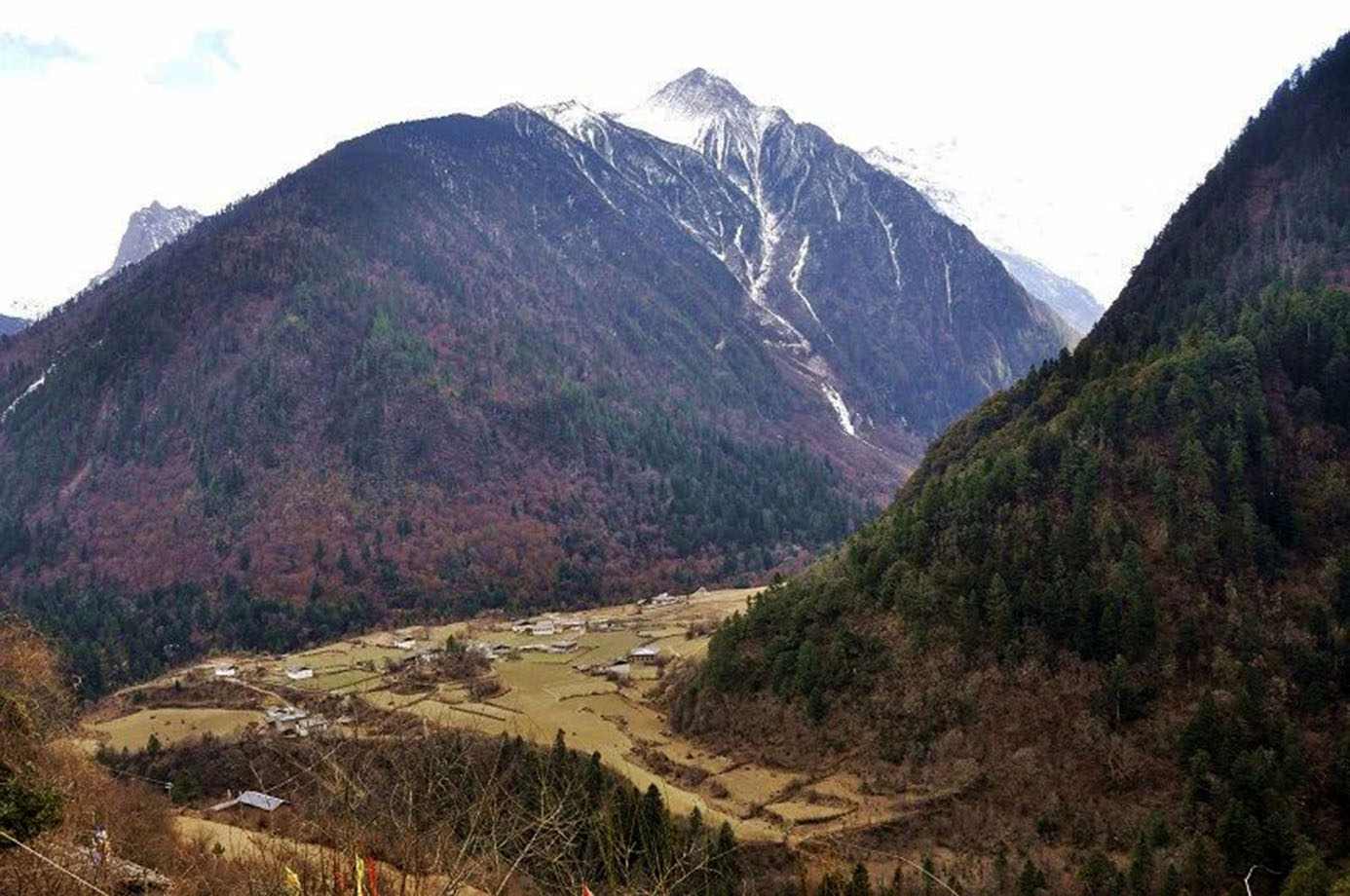 雪山脚下的雨崩村徒步,雨崩村徒步之旅