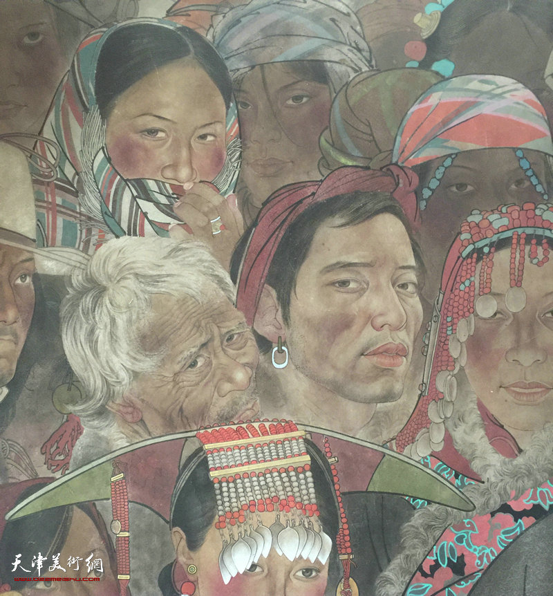 第五届中国当代工笔画大展,工笔人物画展