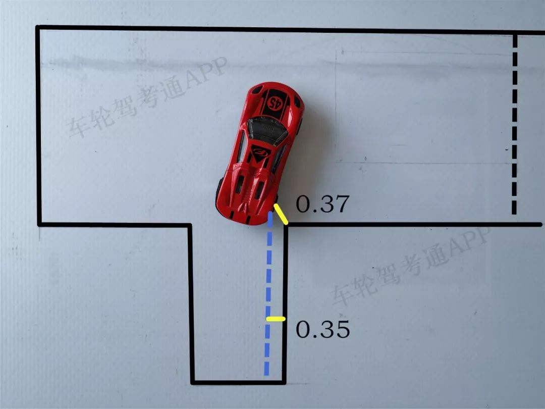 倒车入库最简单不用看点位方法,倒车入库最精准最正确的点位