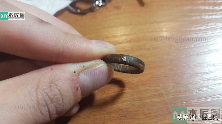 木戒指制作教程,diy手工木制品木工