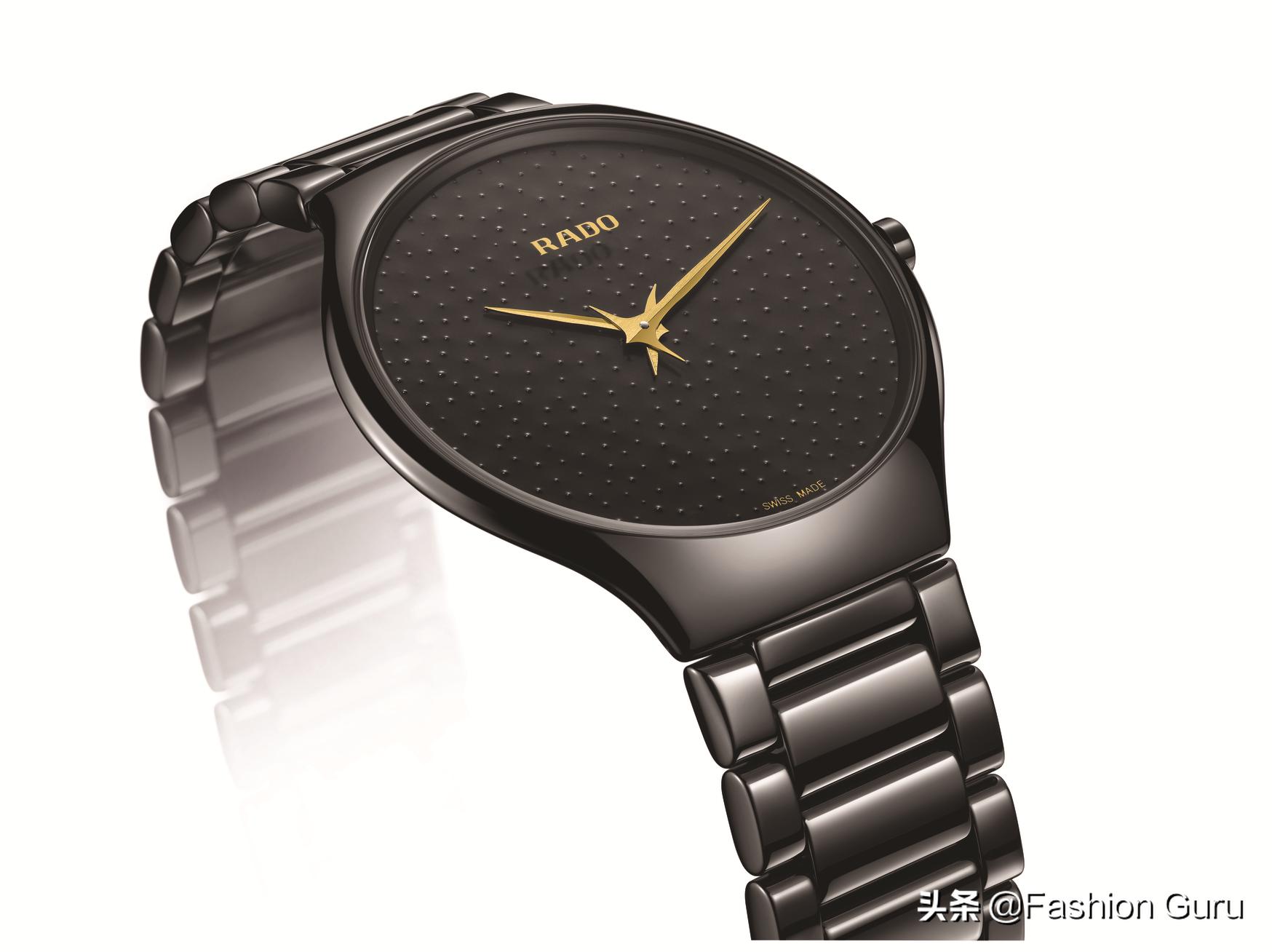 rado瑞士雷达表晶萃系列腕表,rado雷达表真薄系列腕表镂空2020