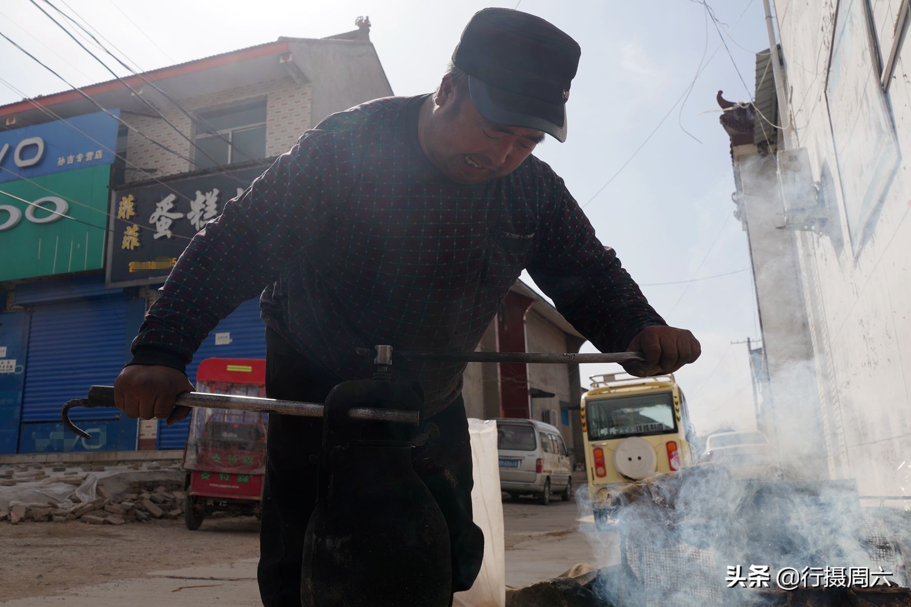 农村新型全自动爆米花机,纯手工打造老式爆米花机