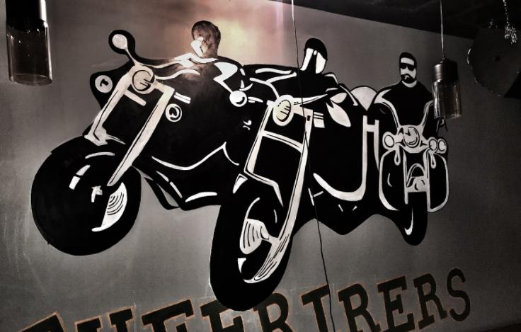 酒吧墙绘英文,酒吧墙绘国风