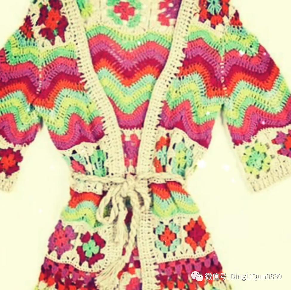 30款漂亮的针织开衫设计,针织祖母格开衫