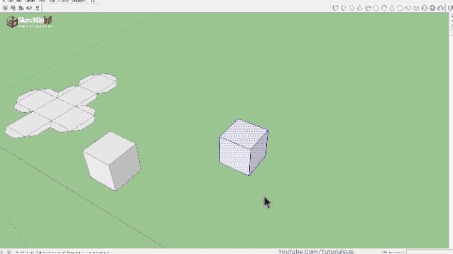 甲方：用SU把这堆盒子拆开，我要看背面
