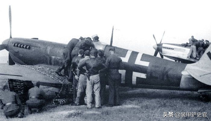 法国飞行员迷航迫降泽西岛，座机被德国人魔改成混血儿