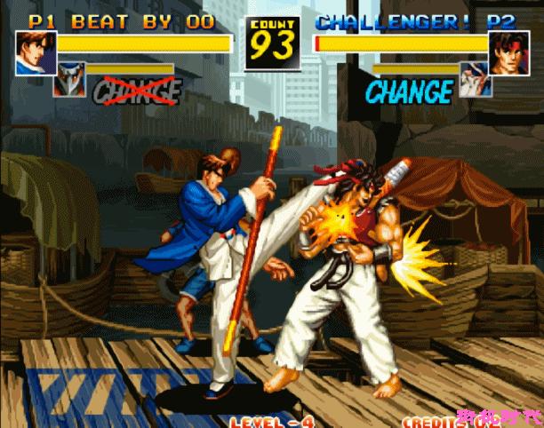 格斗游戏三合一,格斗游戏八神连招教学