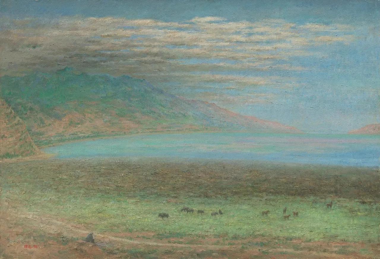 李瑞年油画静物花瓶,中国著名油画风景画前十名