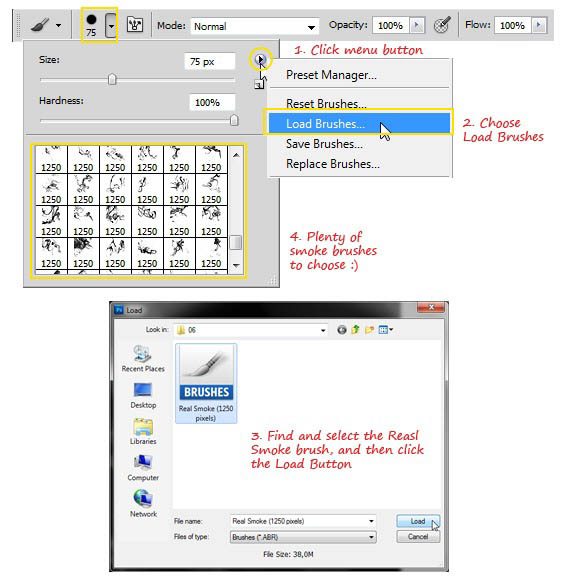 ps用画笔和滤镜打造美丽的光束,photoshop烟雾怎么做
