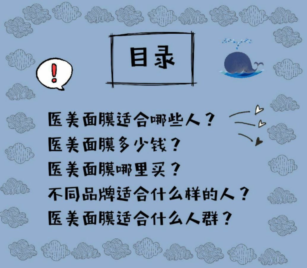 医美面膜祛痘最全测评,医美面膜监测