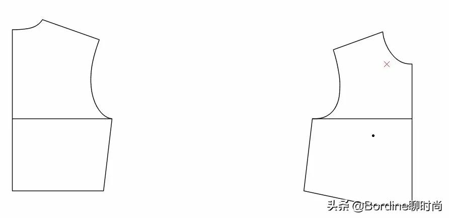 蝴蝶结连衣裙裁剪教程,前打褶连衣裙制版