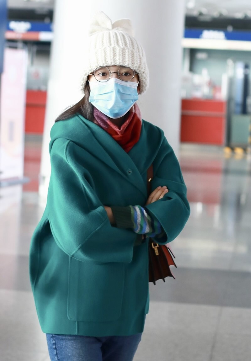 薄毛线帽很长怎么戴好看,毛线帽普通帽子怎么戴好看