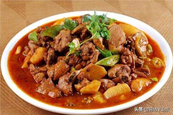 大盘鸡家常做法加豆角玉米,大盘鸡烧豆角的家常做法