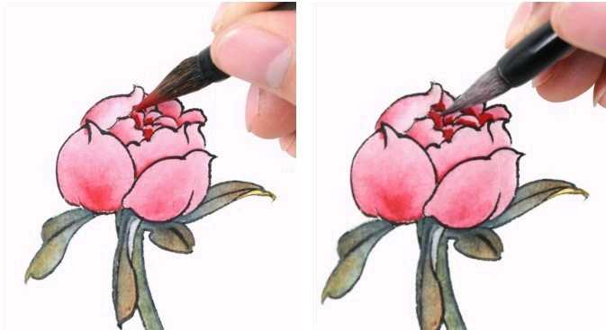 工笔渲染手法技巧,工笔画着色技法视频