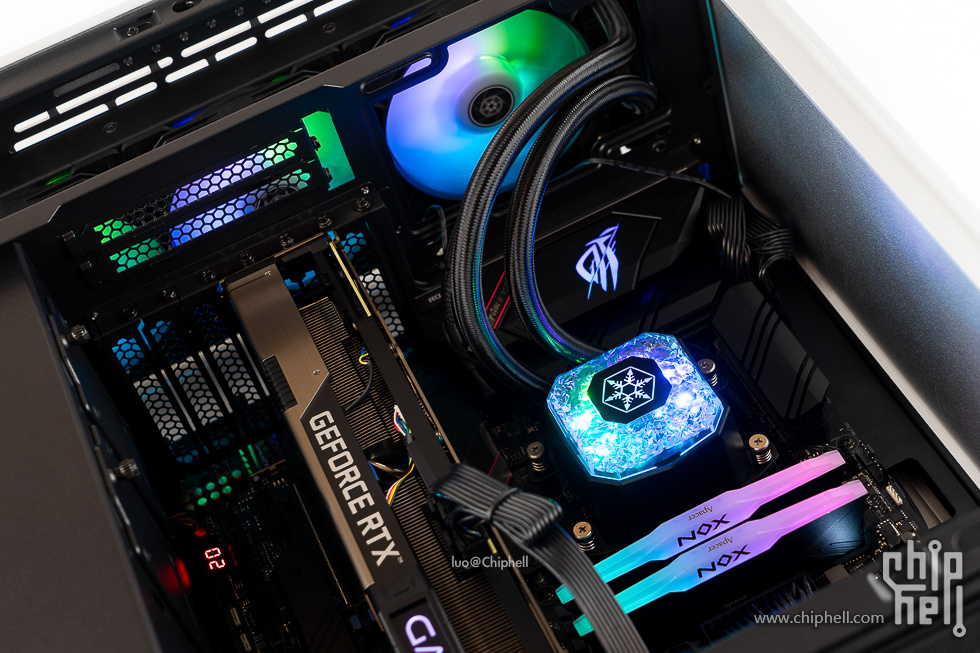 银欣altag1m机箱温度,银欣h1垂直风道机箱