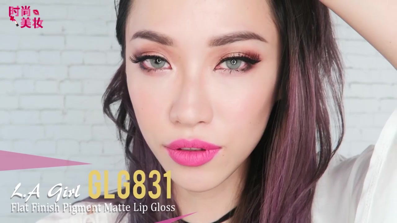 lagirl蜜桃豆沙眼影教程,lagirl眼影黑黄皮日常画法469