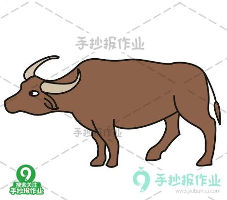 清明时节简笔画原创教程步骤,简笔画清明节牧童的画法