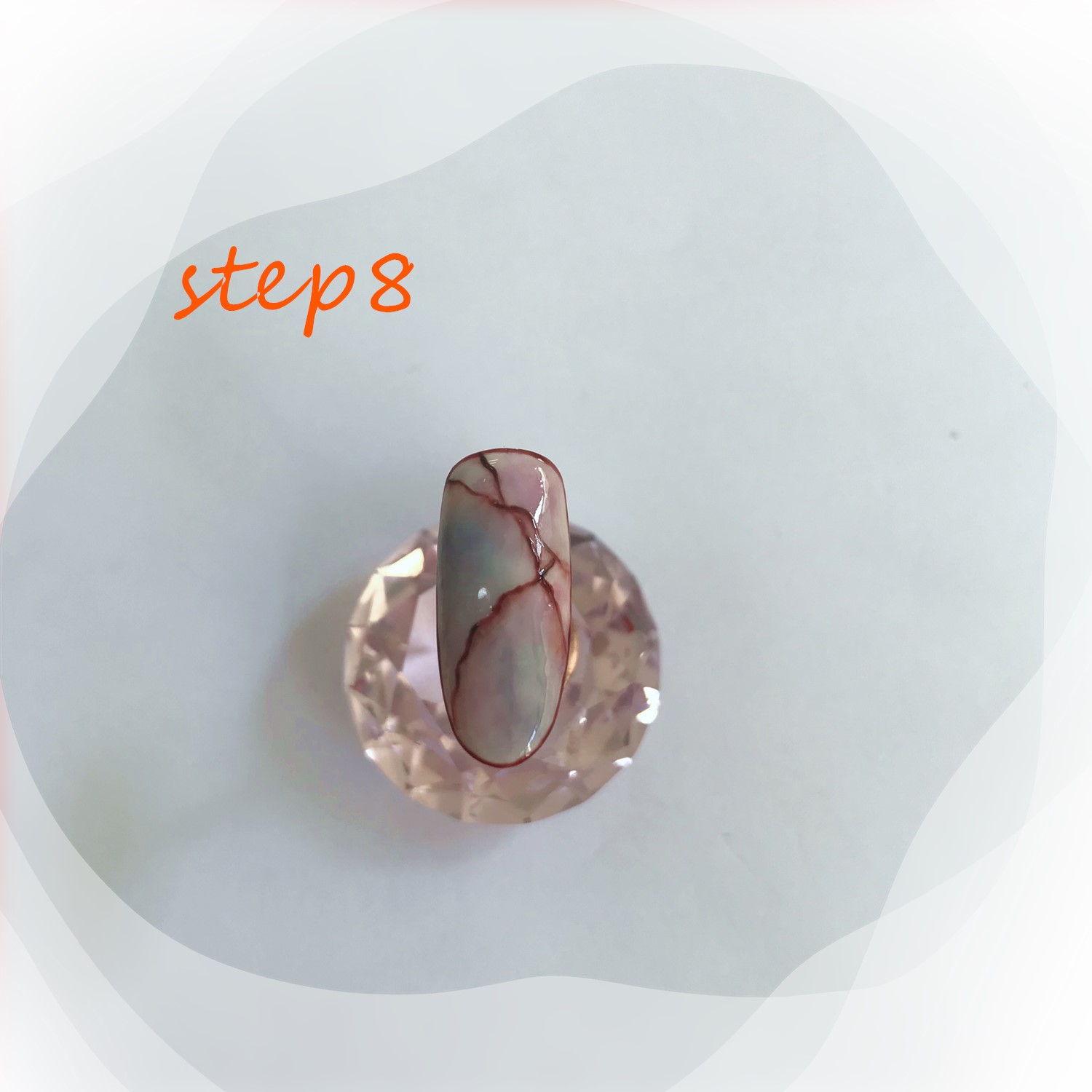 包边拼色美甲做法,美甲包边教程完整版