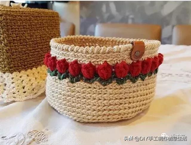 简单易学的编织包包教程,教程手工编织包包夏天大容量