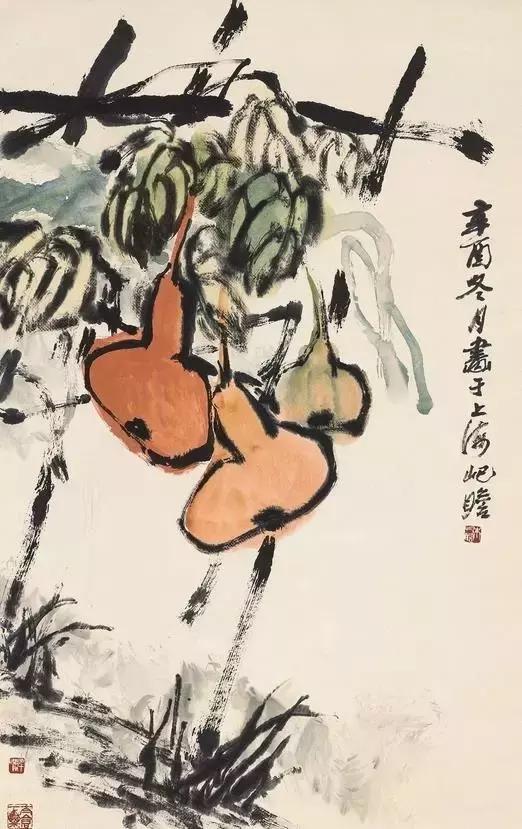 十大名家画葫芦,名家国画葫芦精品图