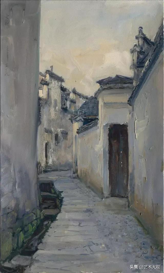 广州美院油画风景写生作品欣赏,播放中国美院风景油画写生视频