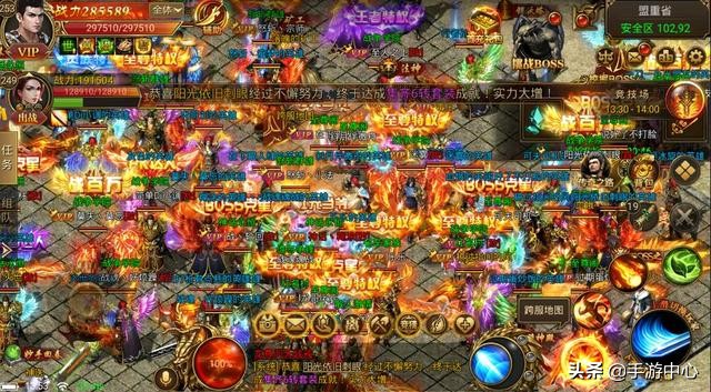 传奇手游热血战斗,传奇手游战道