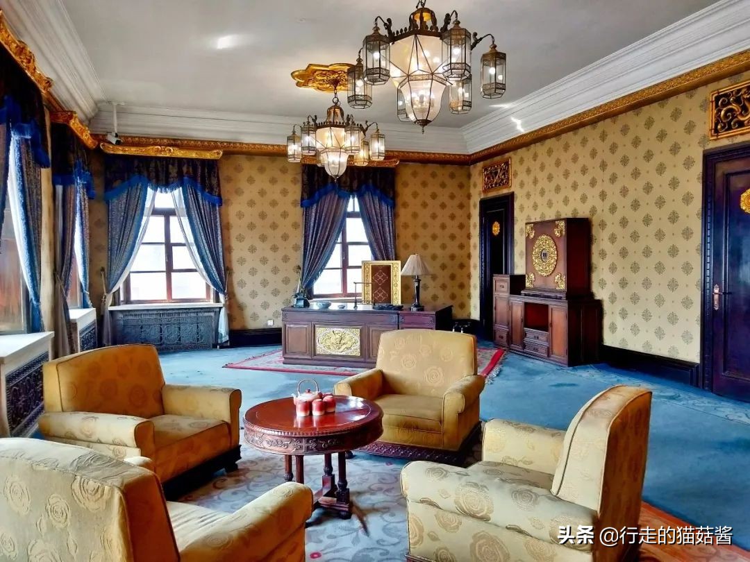 伪满皇宫博物院大气航拍,伪满皇宫各楼平面图