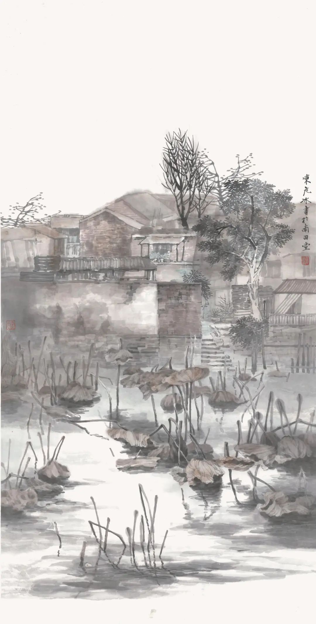 充满诗情画意的山水田园风光,慢慢体味令人陶醉的田园山水韵味