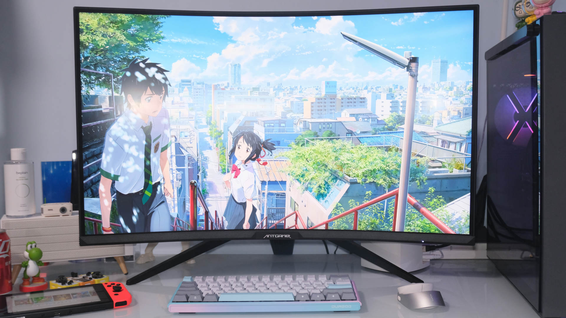 杜伽k310樱桃黑轴键盘测评,杜伽k310w无线银轴机械键盘